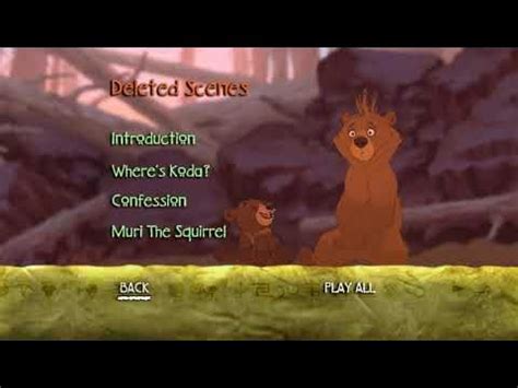 brother bear 3 dvd|brother bear dvd menu.